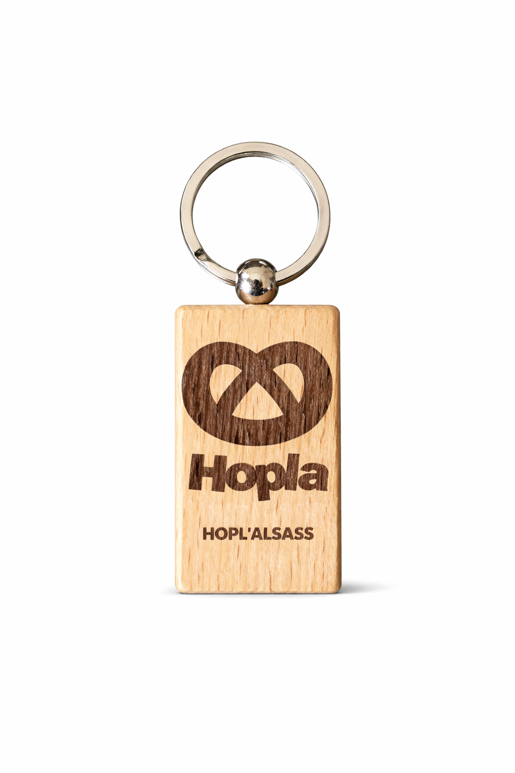 Porte clé bois HOPLA