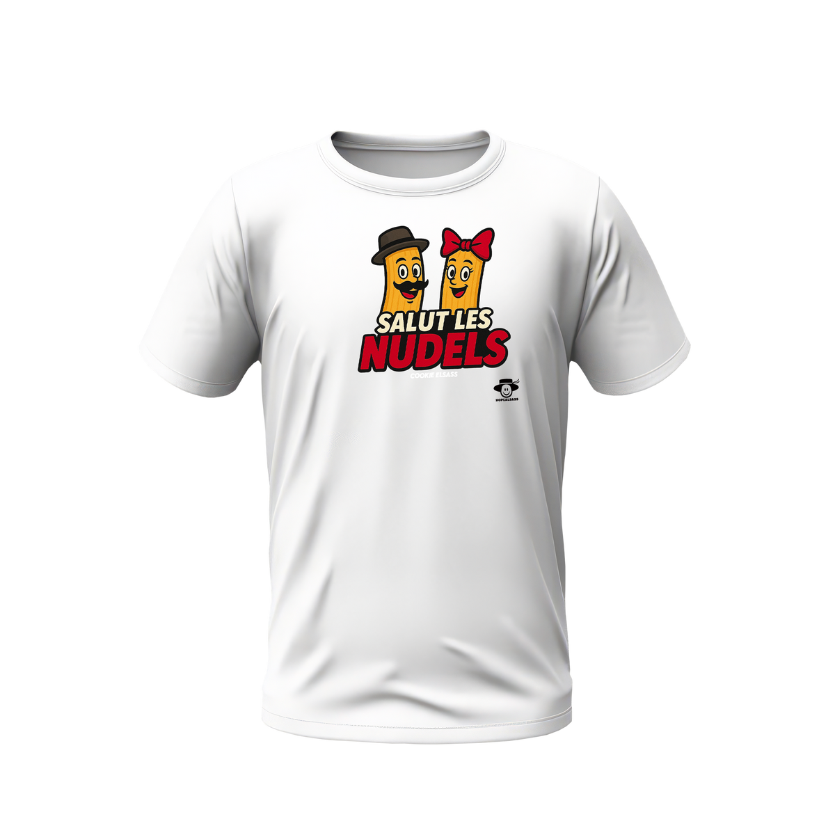 T-shirt Salut les Nudels (Cookie Elsass)