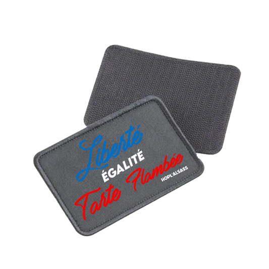 Patch LIBERTE EGALITÉ TARTE FLAMBÉ