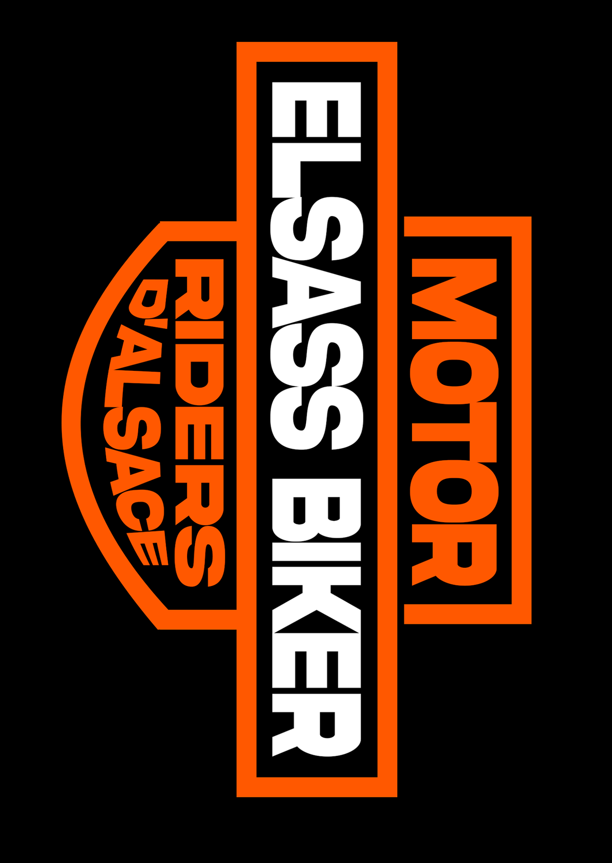 Carte Postale Motor Elsass Biker