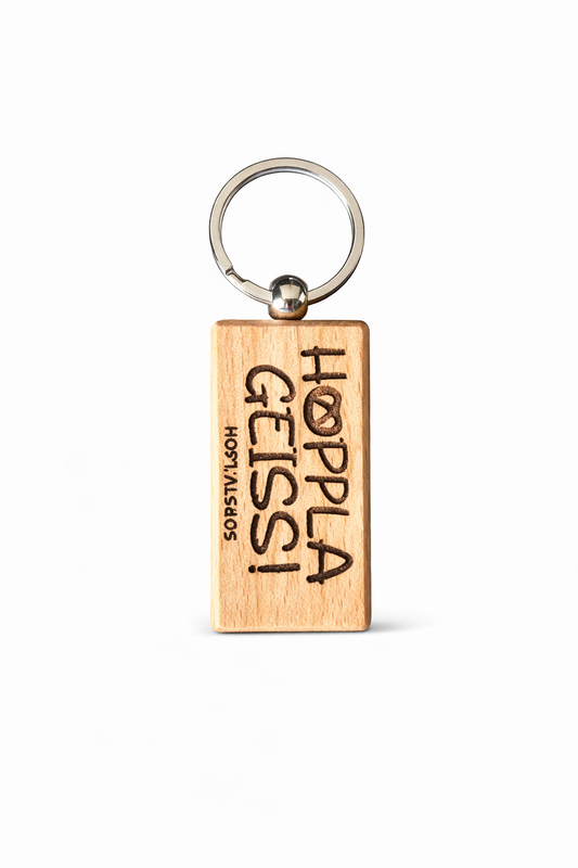 Porte clé bois HOPLA GEISS