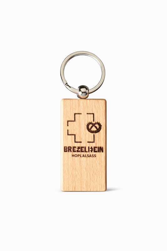 Porte clé bois BRETZELSTEIN