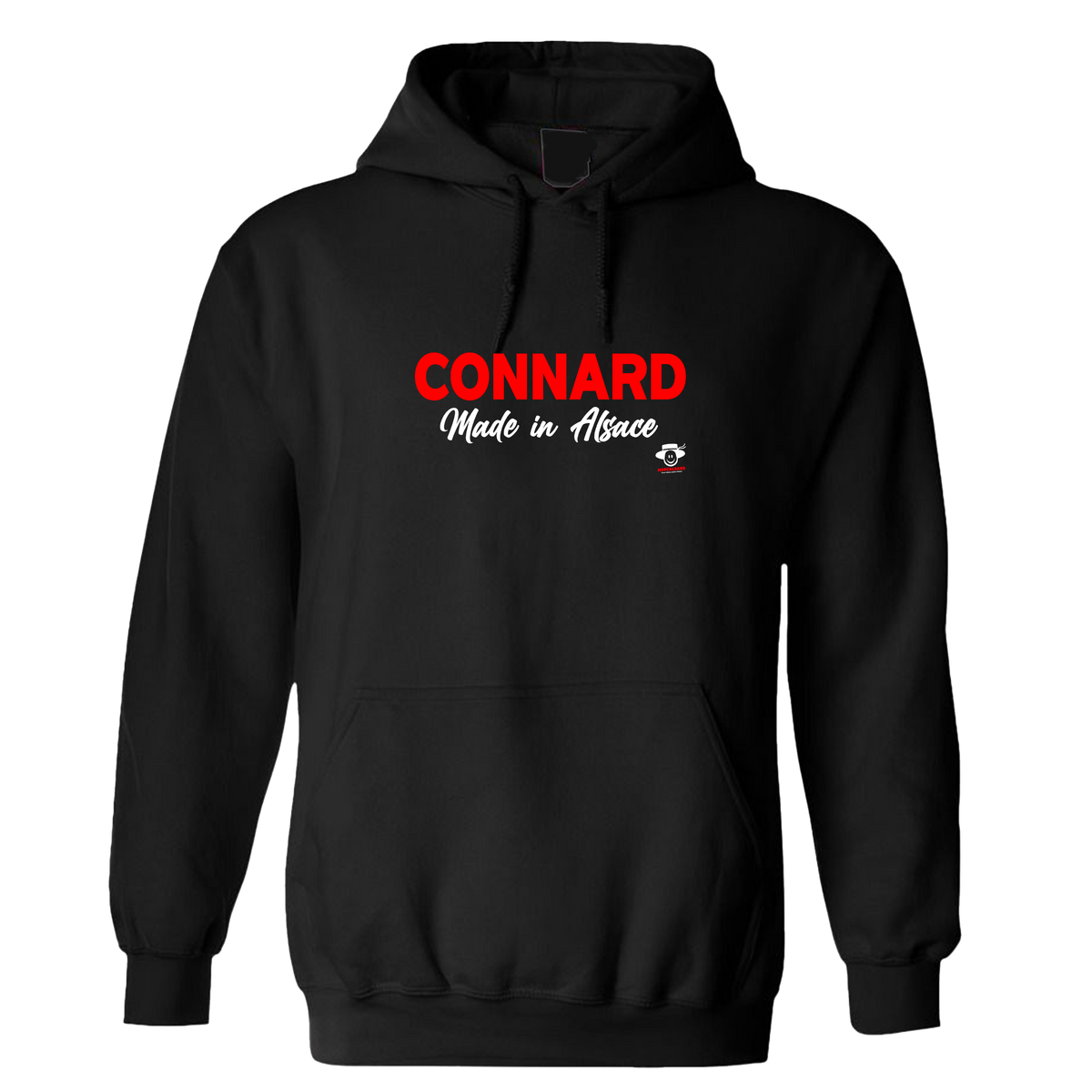 Sweat à capuche Connard Made in Elsass