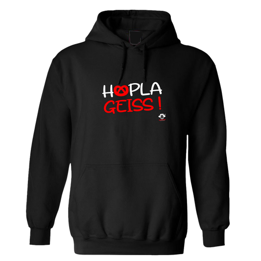 Sweat à capuche Hopla Geiss !