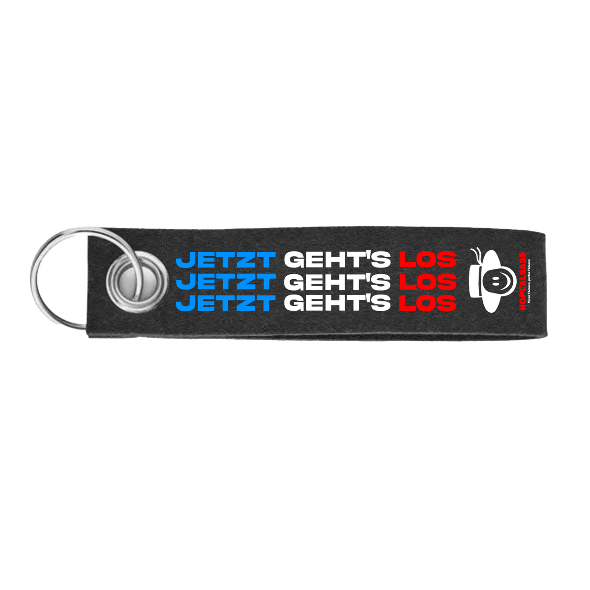 Porte-clé Jetzt geht's los