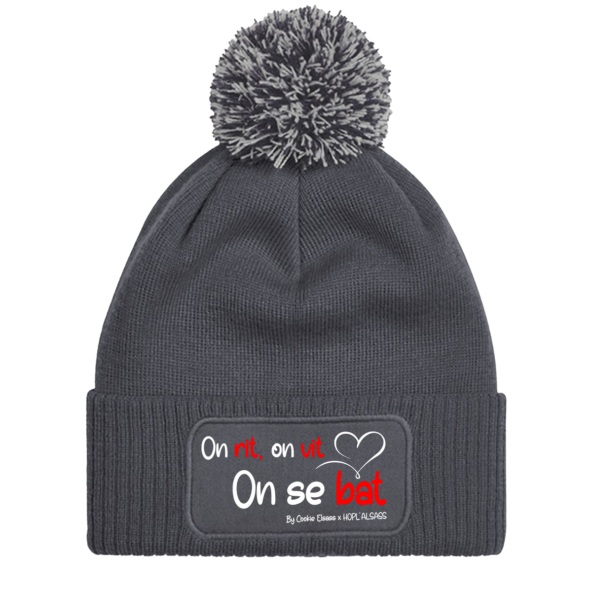 Bonnet On rit, on vit, on se bat (Cookie Elsass)