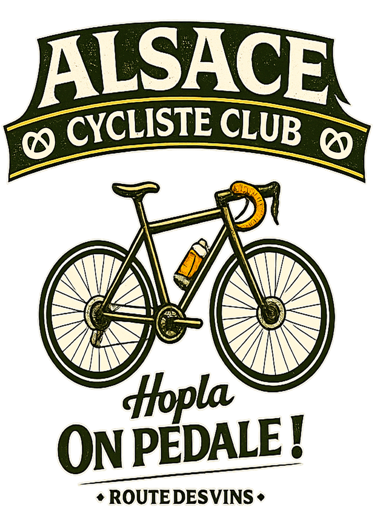 Carte postale Alsace Cycliste Club
