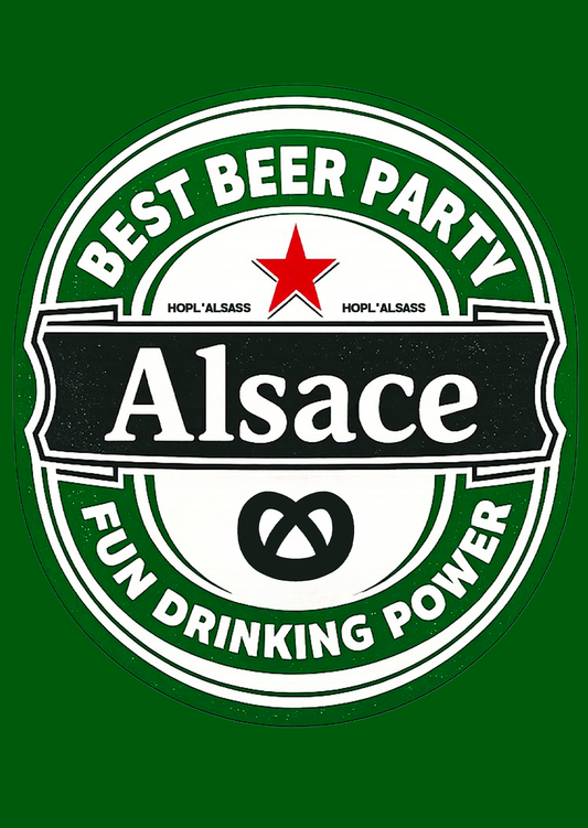 Carte Postale Alsace Best Beer Party
