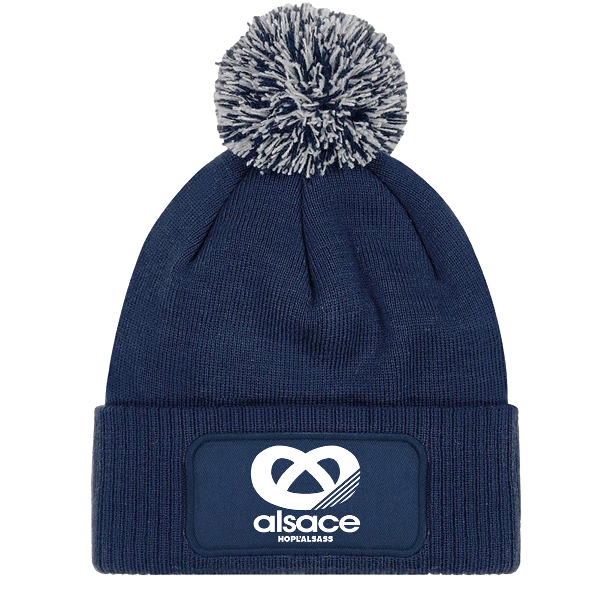 Bonnet Alsace avec ponpon