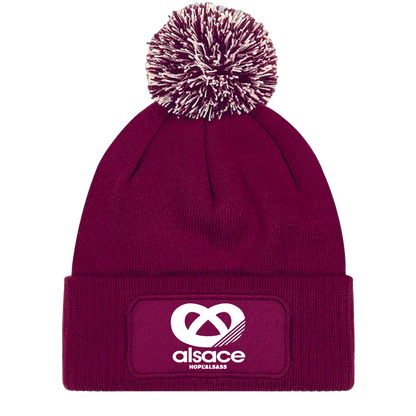 Bonnet Alsace avec ponpon