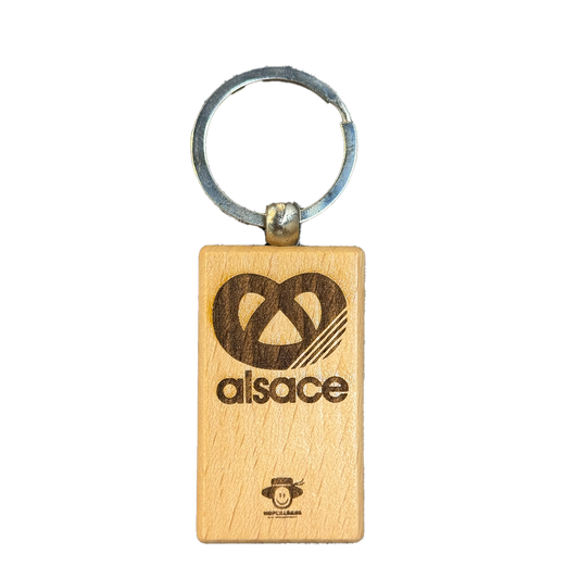 Porte clé en bois ALSACE