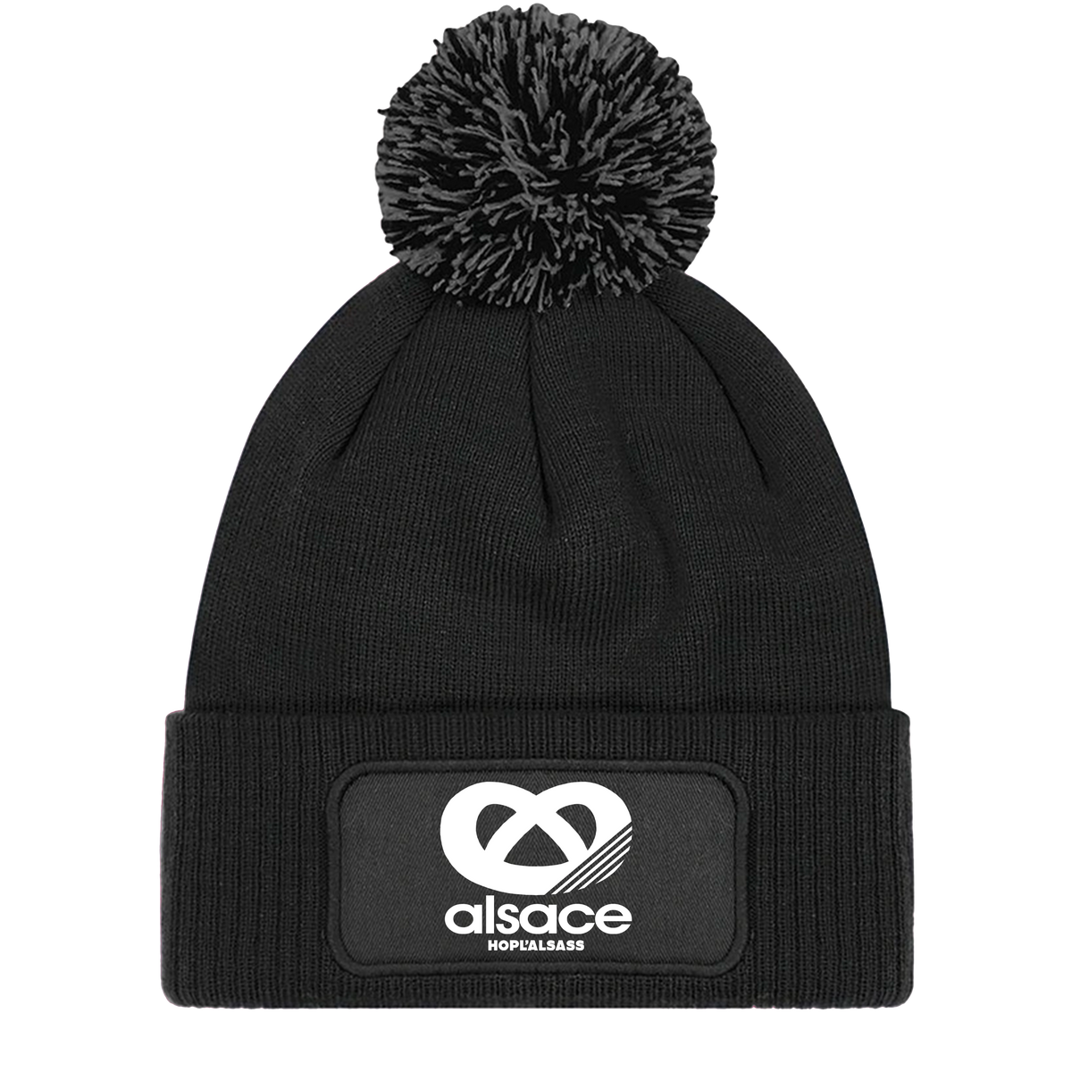 Bonnet Alsace avec ponpon