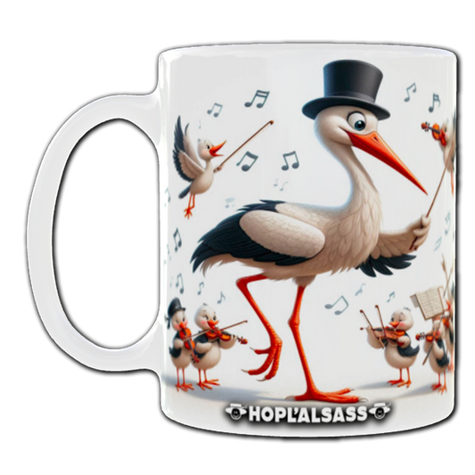 Mug cigogne Musique