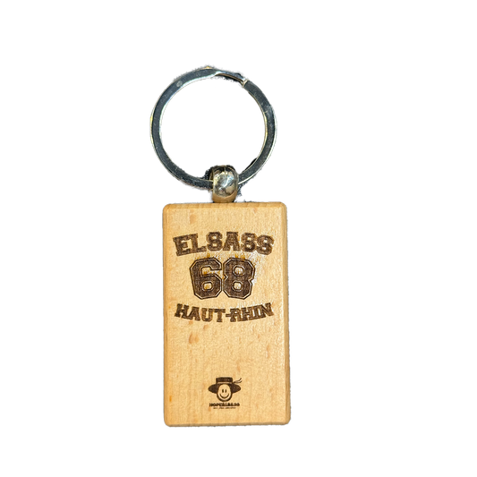Porte clé bois ELSASS 68