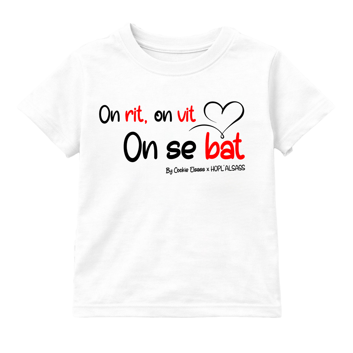 T-shirt enfant On rit, on vit, on se bat