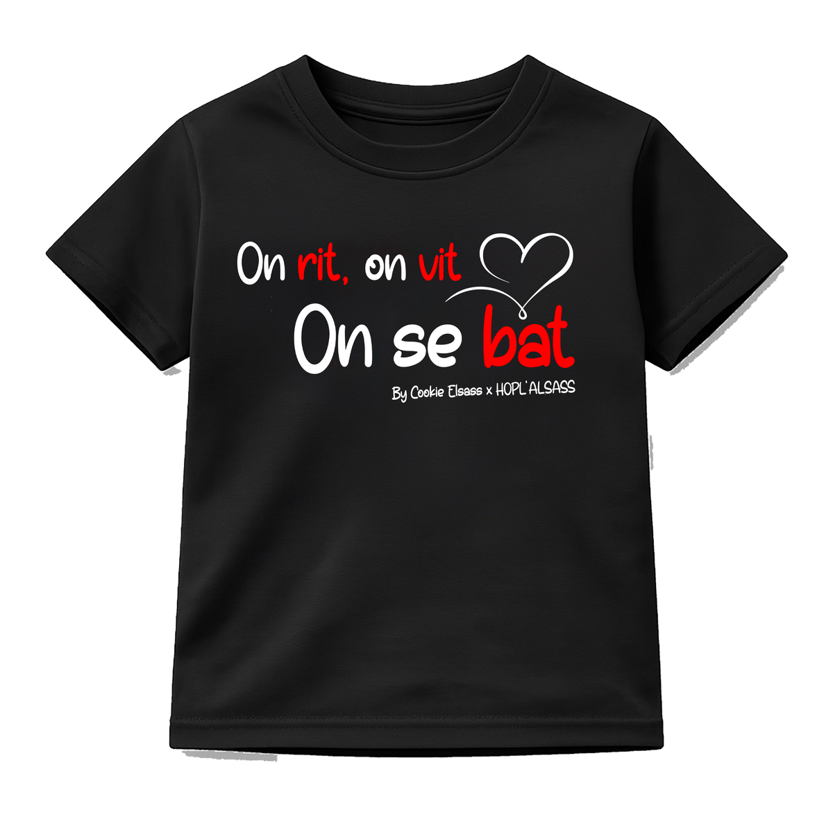 T-shirt enfant On rit, on vit, on se bat