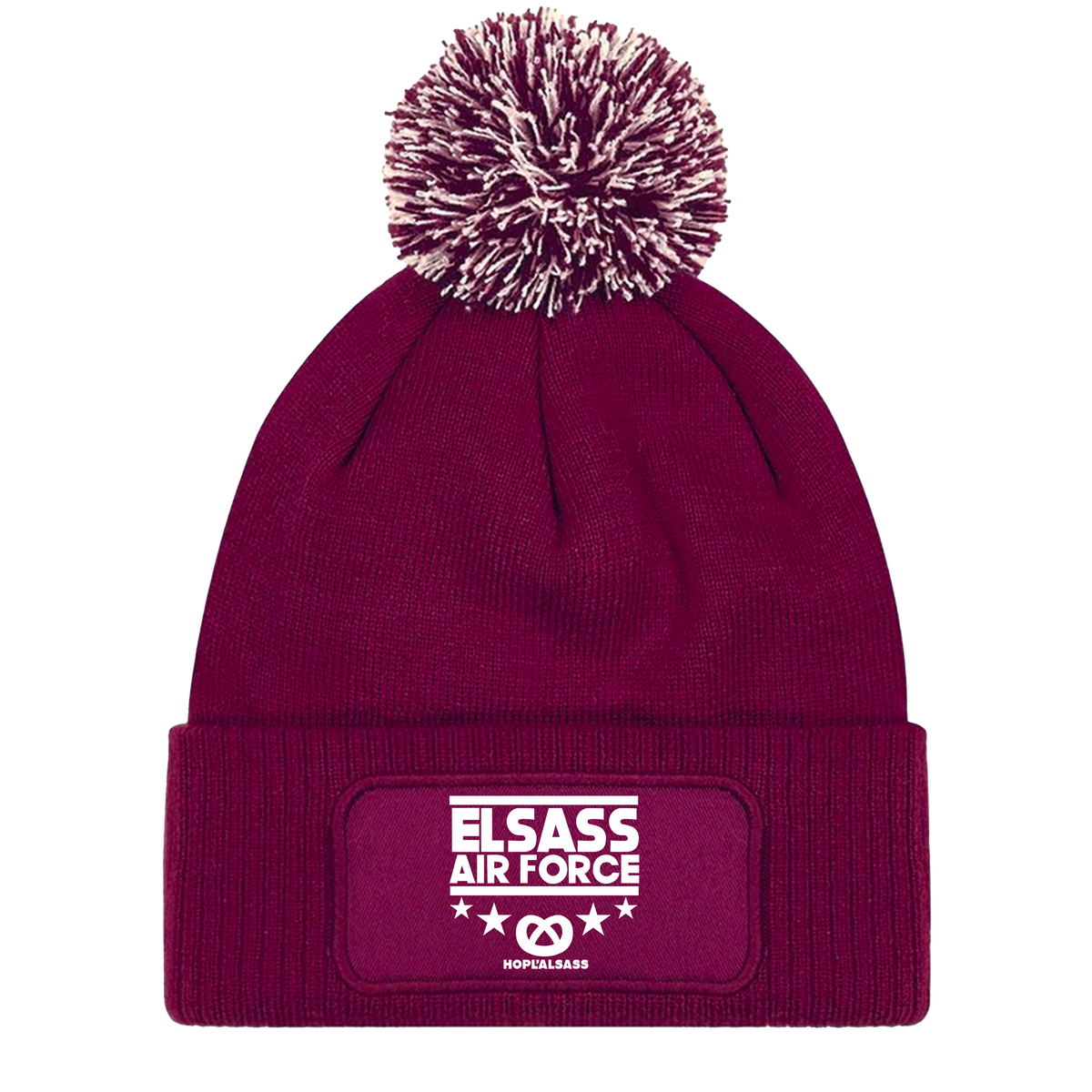 Bonnet Elsass Air Force avec ponpon