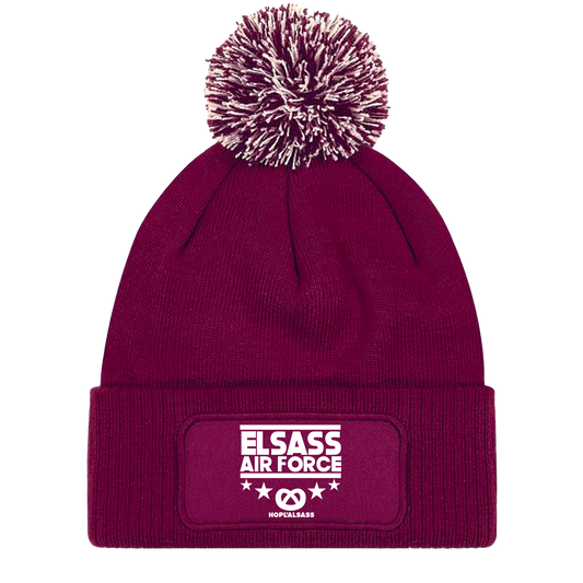 Bonnet Elsass Air Force avec ponpon