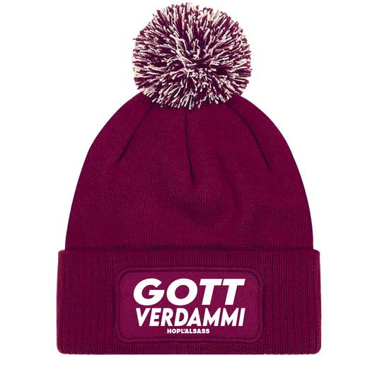 Bonnet Gottverdammi avec ponpon