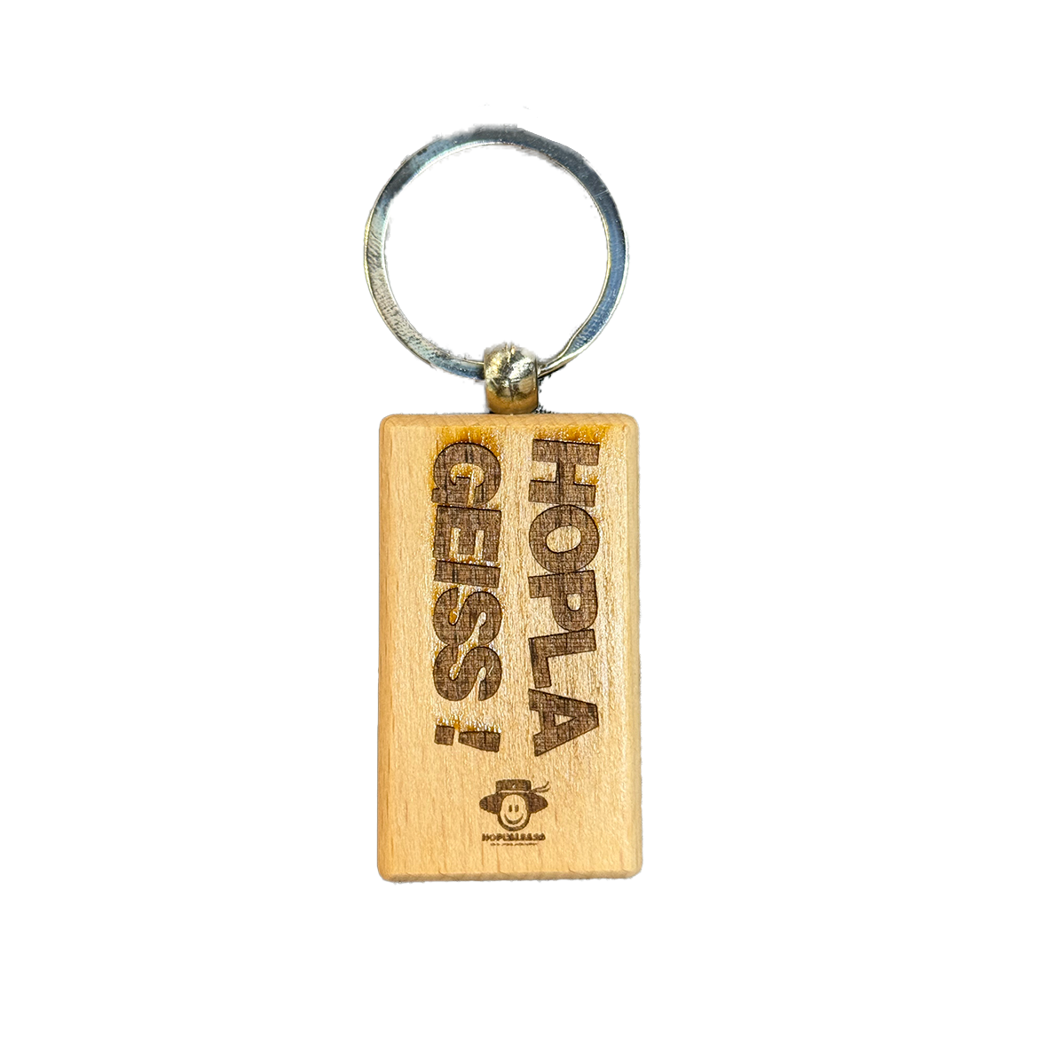 Porte clé en bois HOPLA GEISS