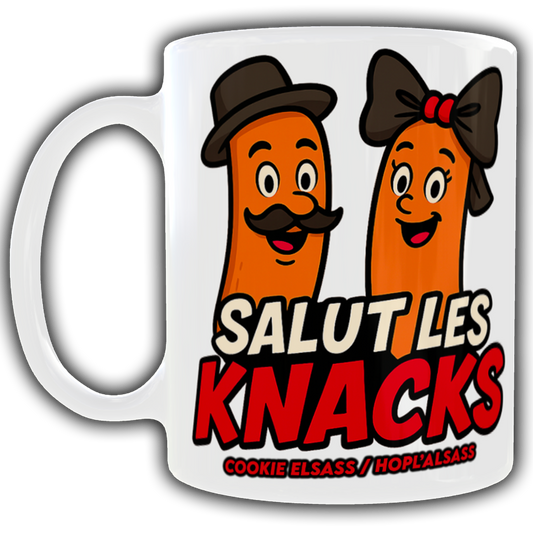 Mug Salut les Knacks 1 (Cookie Elsass)