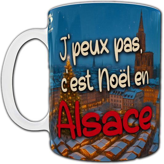 Mug J'peux pas, c'est noel en Alsace