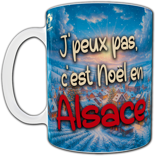 Mug J'peux j'ai noel en Alsace 1
