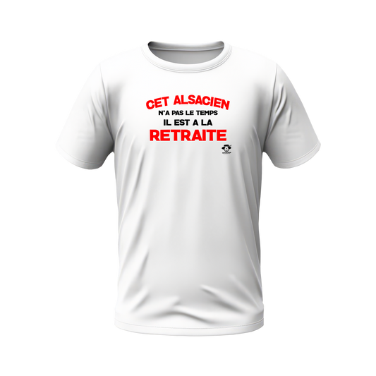 Cet Alsacien n'a pas le temps il est à la retraite