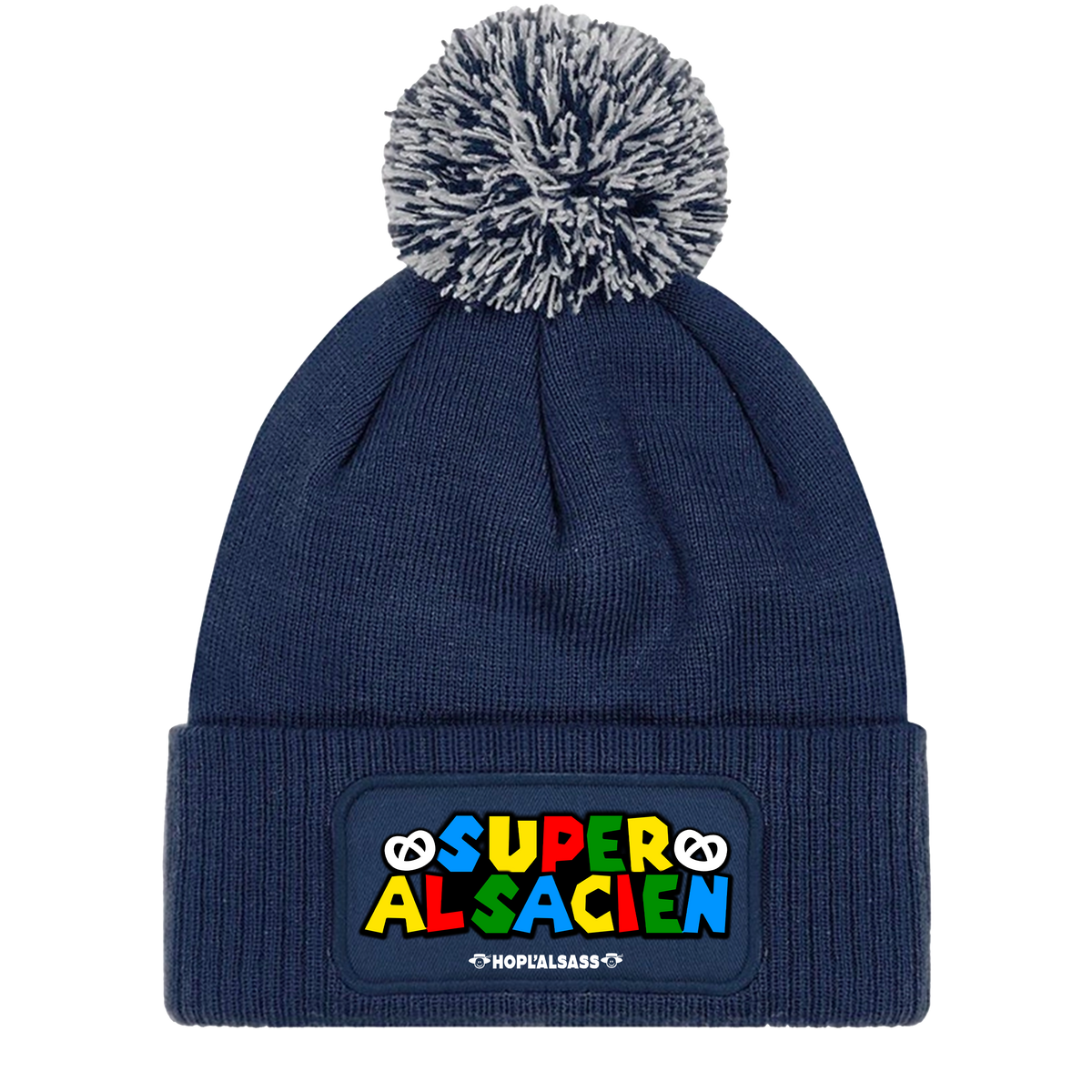 Bonnet  Super Alsacien avec ponpon