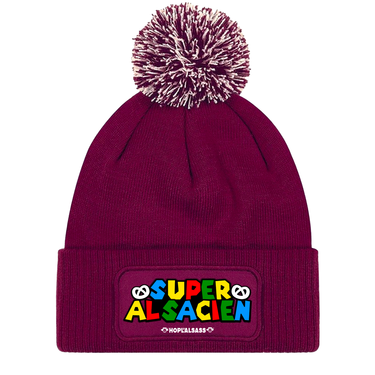 Bonnet  Super Alsacien avec ponpon