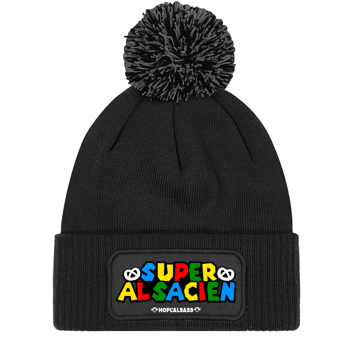 Bonnet  Super Alsacien avec ponpon