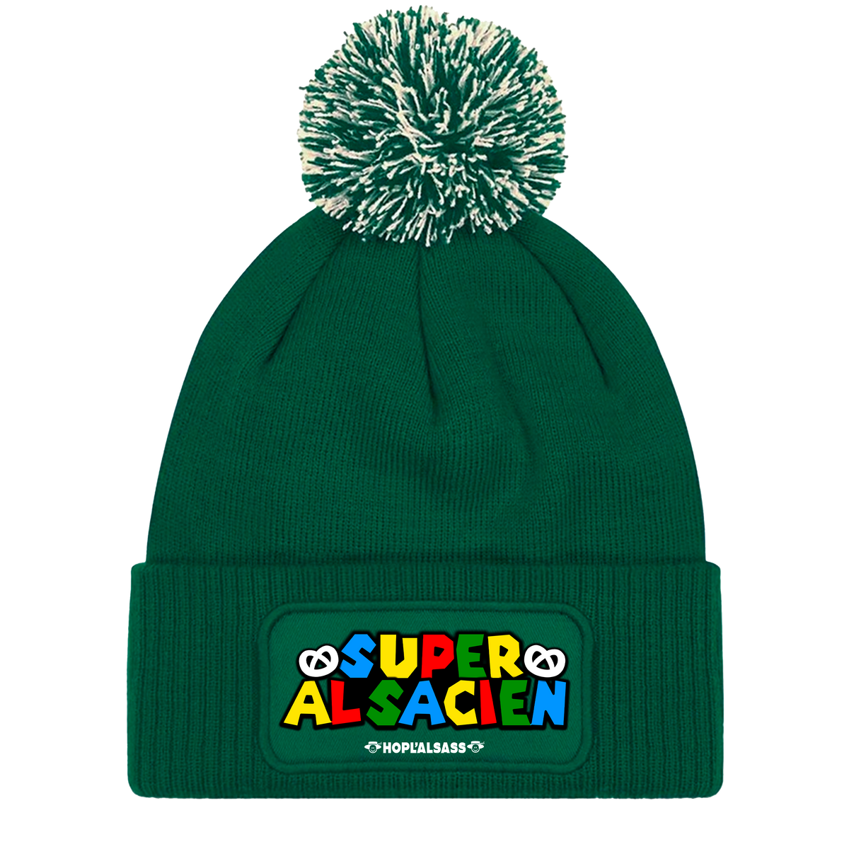 Bonnet  Super Alsacien avec ponpon