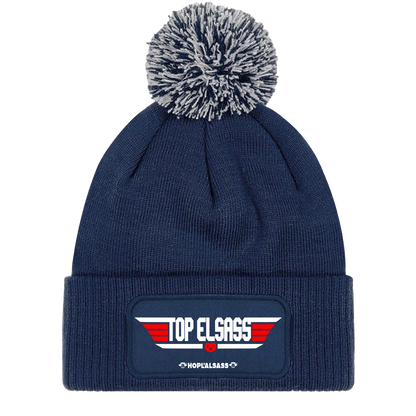 Bonnet Top Elsass avec ponpon